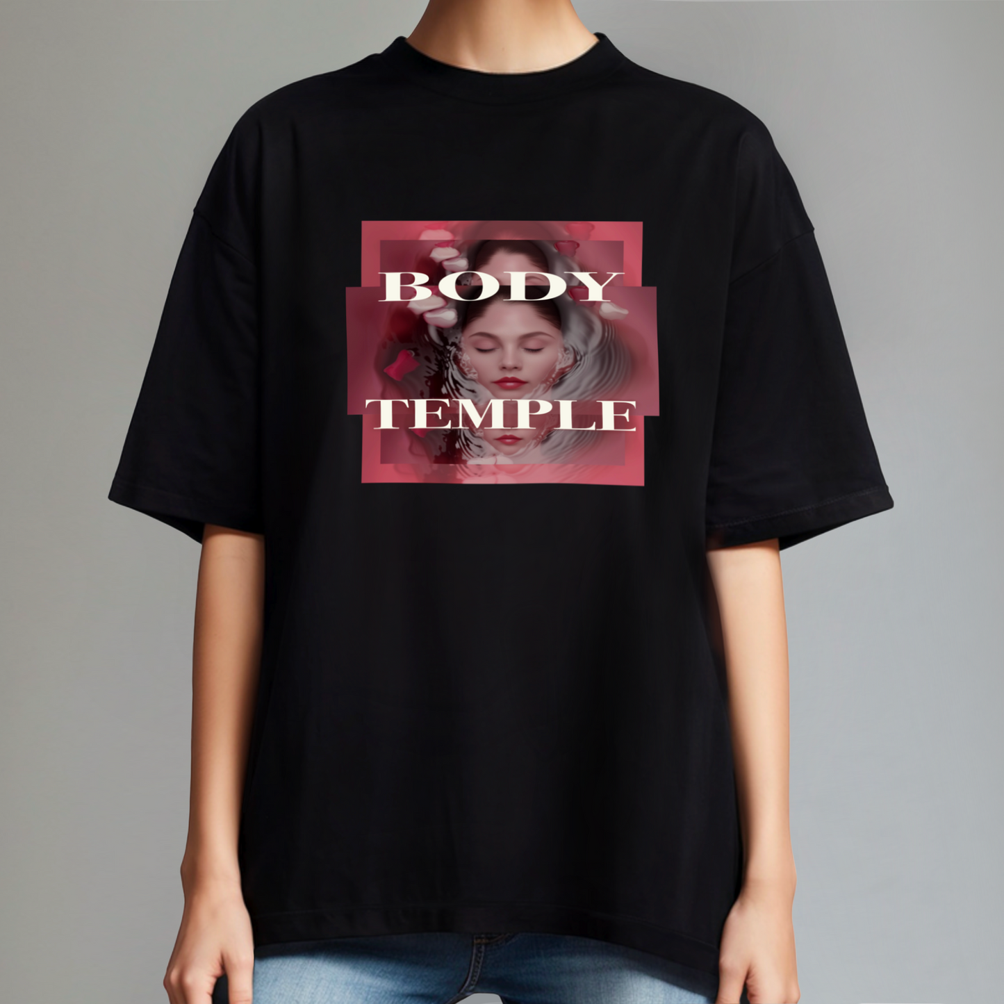 Body Temple Oversized T-Shirt – Perfekt für Wellness, Freizeit und Körperpflege