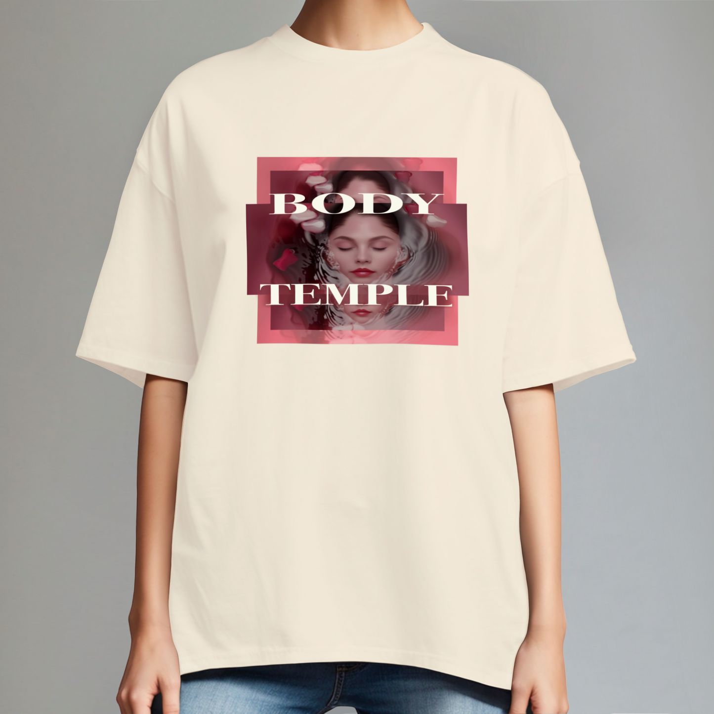 Bequemes und stylisches Body Temple Oversized Shirt für Yoga und Mindfullness