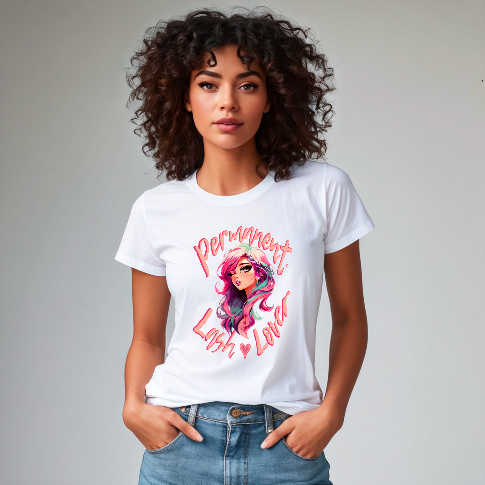 Cute lash lover shirt for lash queens
