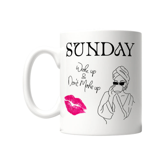 Stylische Beauty Tasse für deinen entspannten No Make-up Sunday