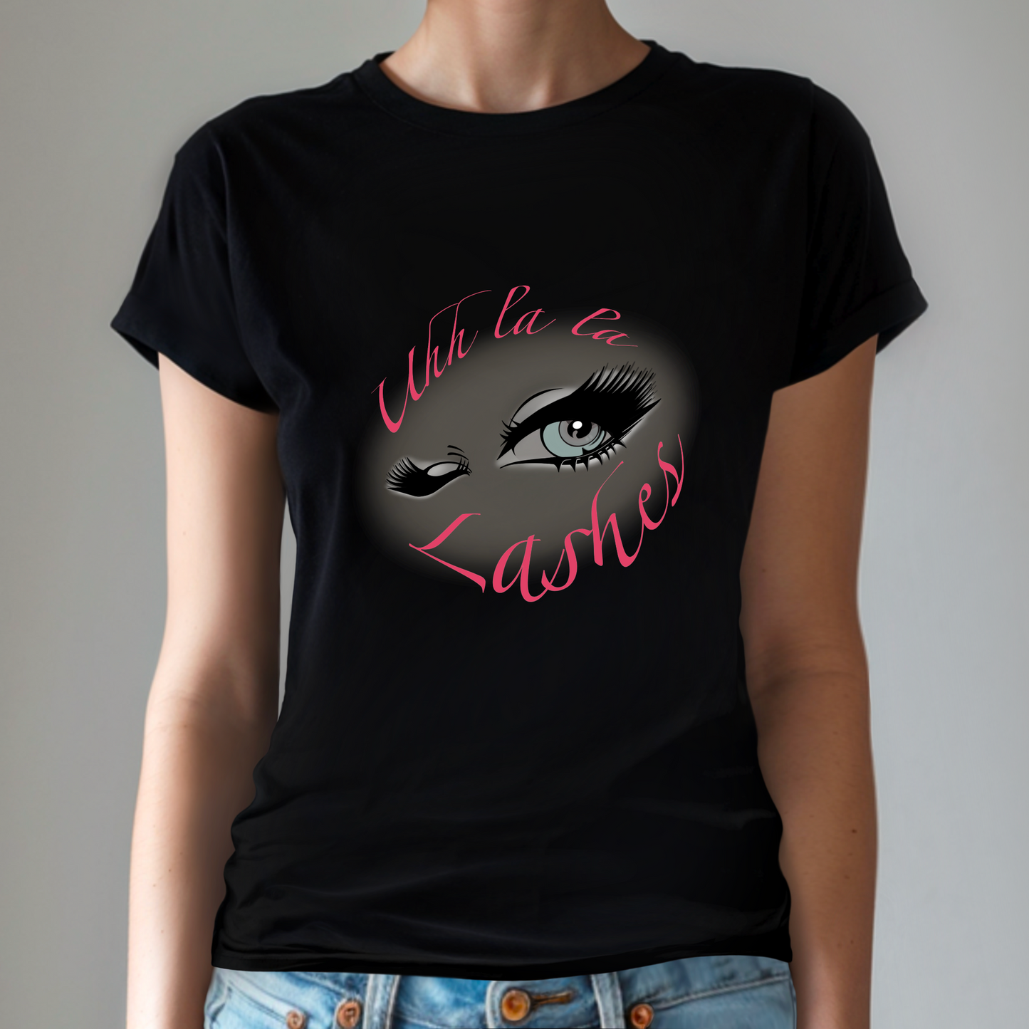 Statement Beauty Shirt „Uh La La Lashes“