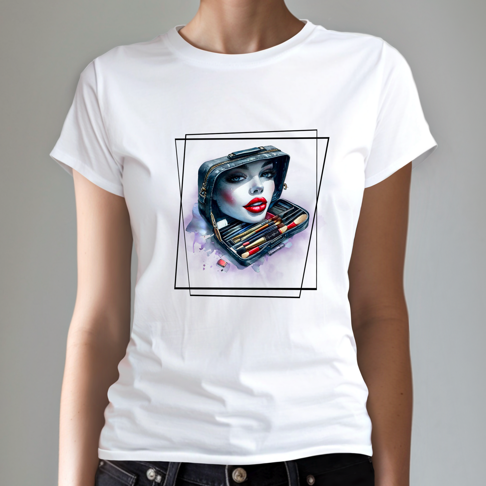 Makeup Artist Beauty Bag Shirt – Stilvolles & ästhetisches Kosmetik-T-Shirt