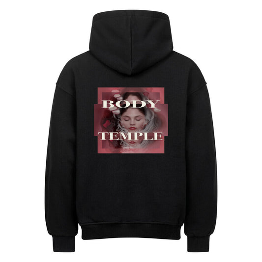Body Temple Hoodie Oversized für Body Positivity und Selfcare Fans