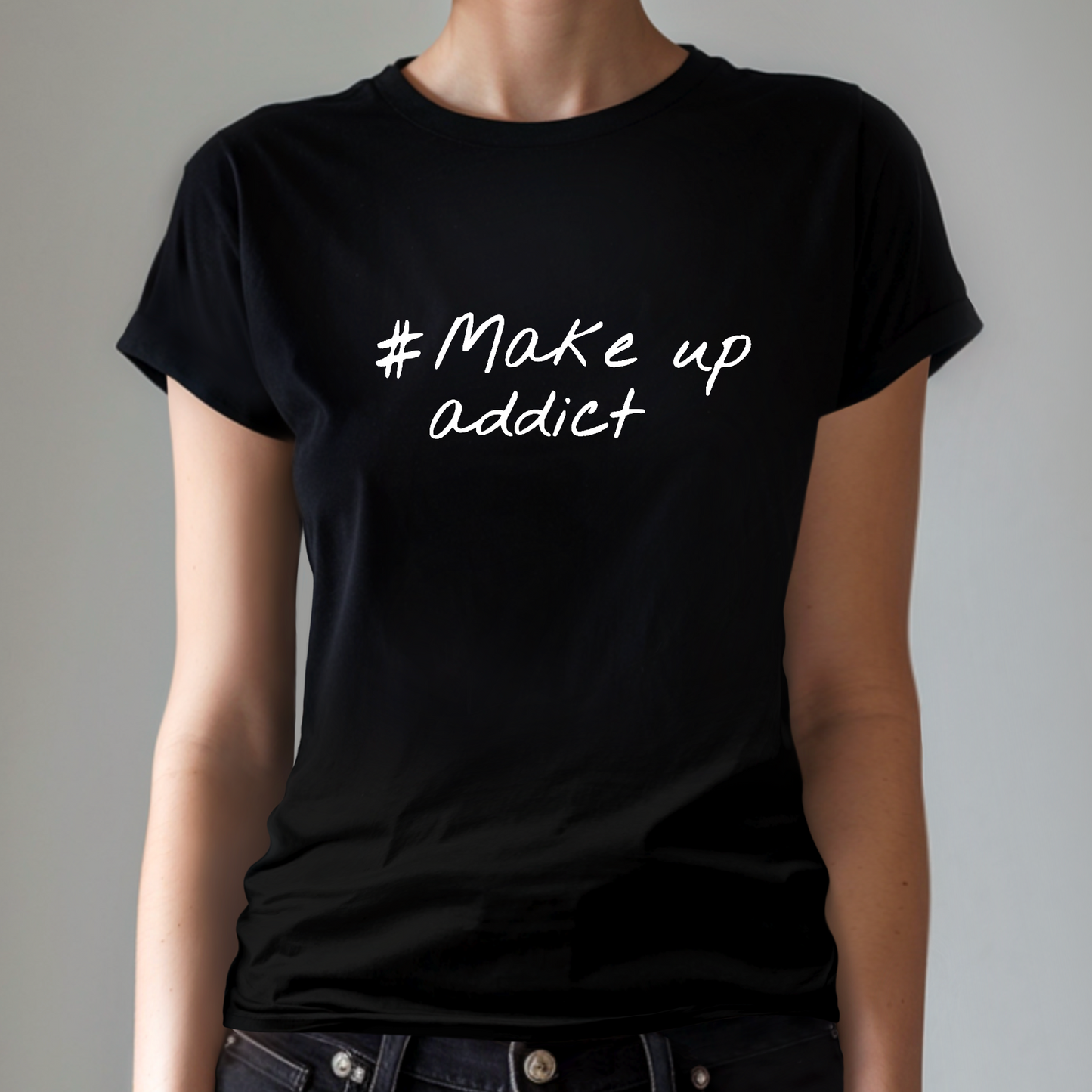 Cooles Beauty Shirt Make Up Addict für Makeup-Lover