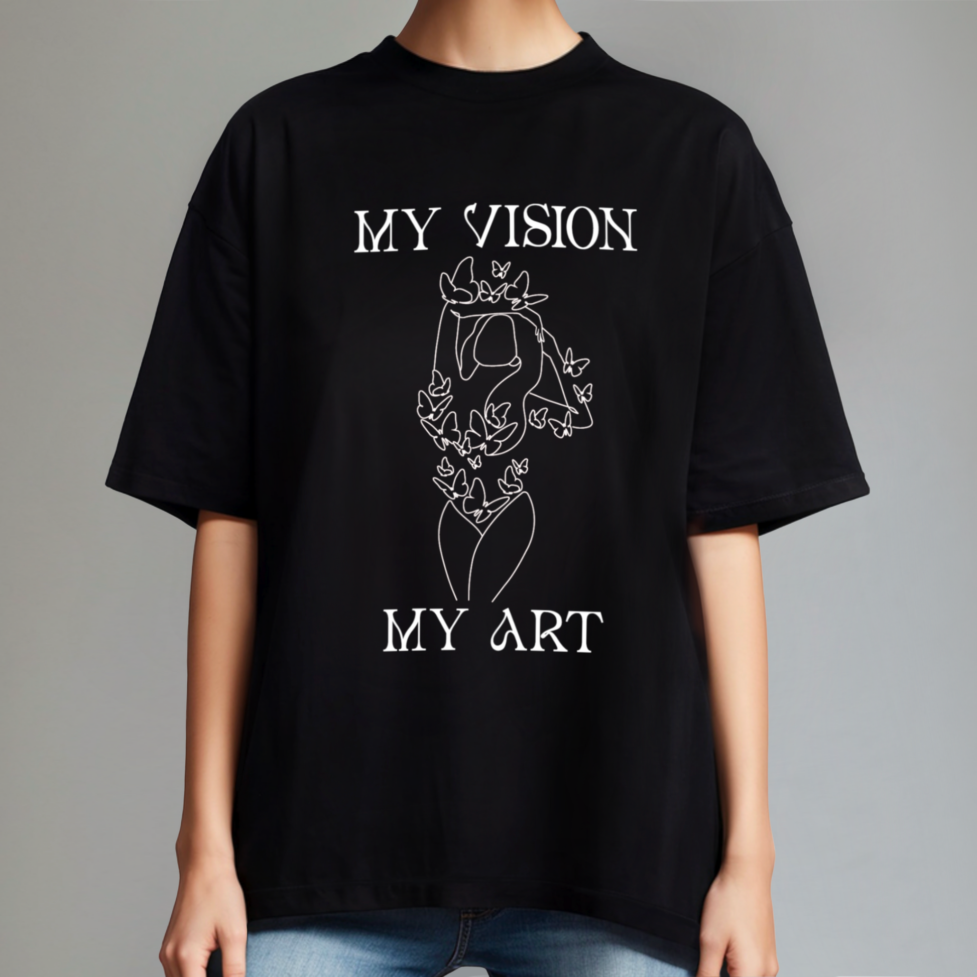 Art Shirt Oversized von BeautyMee