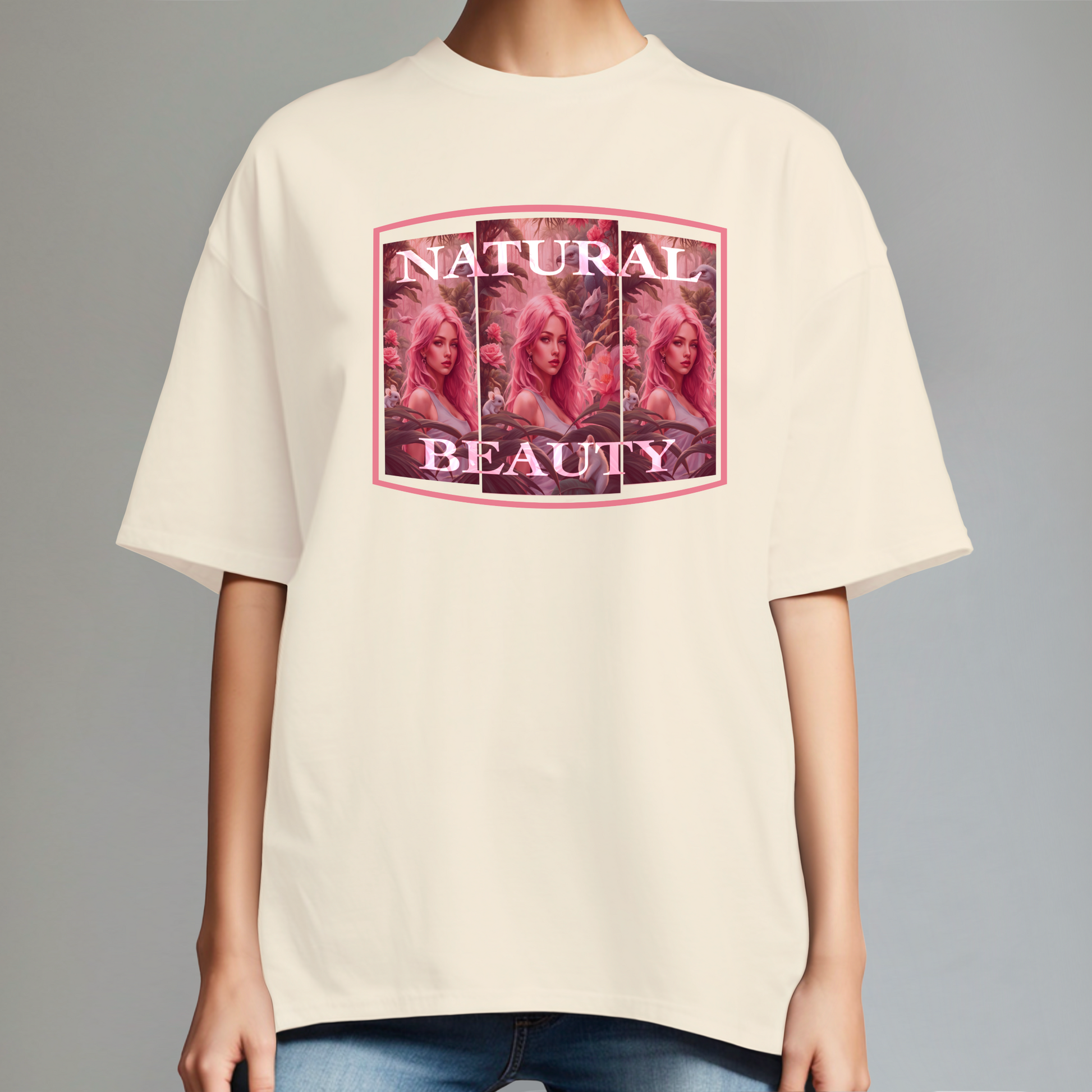 Bequemes und stylisches Natural Beauty Oversized-Shirt für die Freizeit