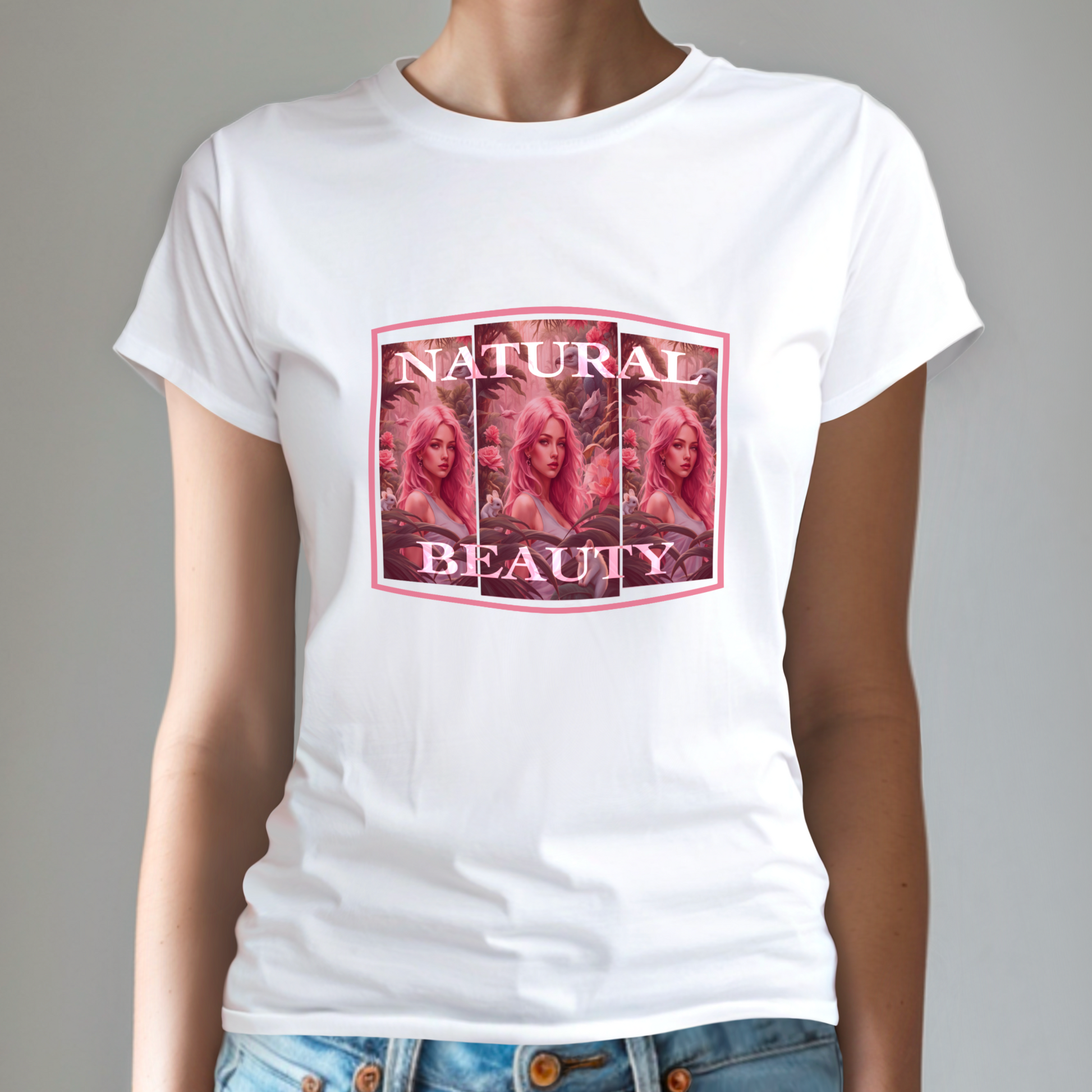 Umweltfreundliches Bio-Baumwoll T-Shirt "Natural Beauty" –  Nachhaltig