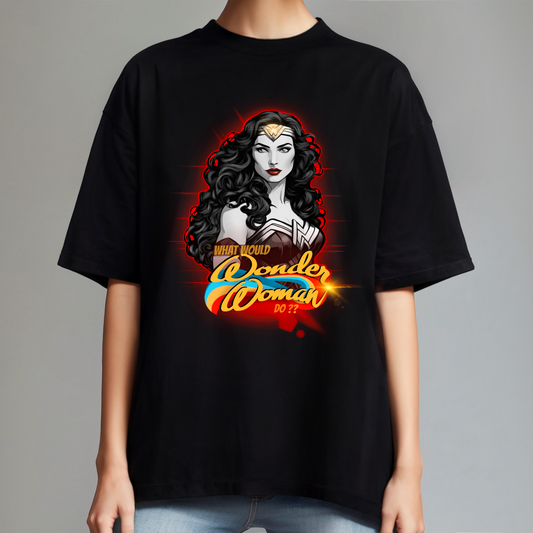 Oversized Wonder Woman Shirt BeautyMee