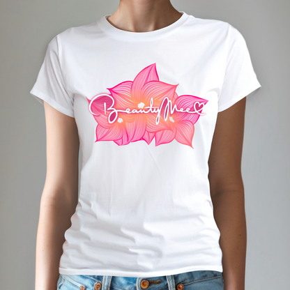 Flowers Shirt BeautyMee in weiß