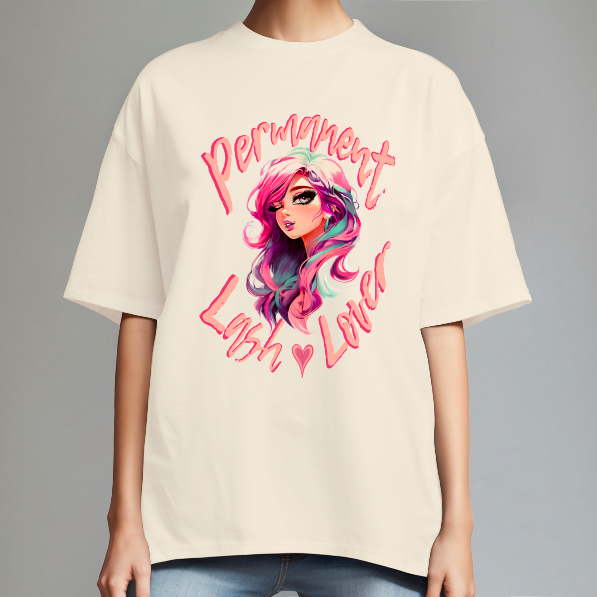 Lash lover t-shirt by BeautyMee for beauty fans