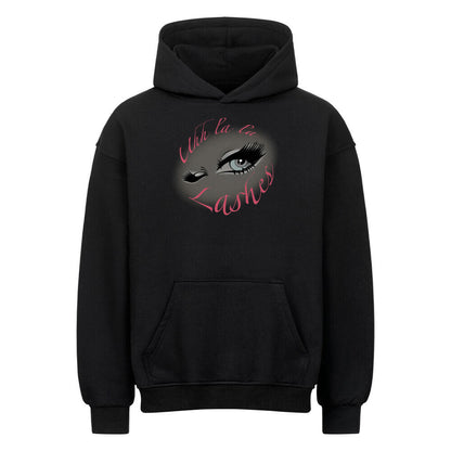 Beauty Hoodie Uh La La Lashes Oversized Beauty Hoodie mit Lashes Print
